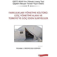 Farklılıkları Yönetme Kültürü Göç Yönetimi Alanı ve Türkiye’ye Göç Eden Suriyeliler