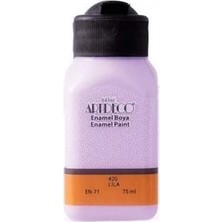 Artdeco Enamel 75 ml Cam ve Seramik Boyası Lila 130 I-420
