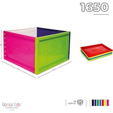 Ark 37X37X25CM Çok Amaçlı Portatif Kutu M.renkler 1650