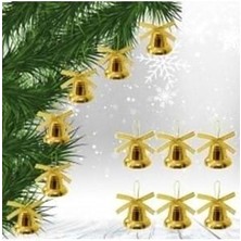 Nedi Yılbaşı Ağaç Süsü Çalmayan Çan 6"lı AS2-AAA5056