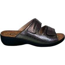 Real Geniş Kalıp Kadın Tabanı Çıkabilen Iki Cırtlı Terlik 379