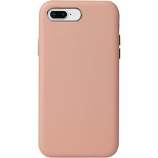iPhone 8 Plus Wireless Şarj Destekli ve Kadife Kaplamalı Premium Pu Deri Kapak Ryc/eyzi