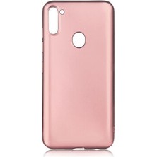 Samsung Galaxy A11 Kılıf Esnek Yapılı Ince Slim Silikon Kapak Ryc/premier