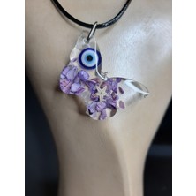 Mryart Kelebek Epoksi Kolye Zarif ve Şık Tasarım