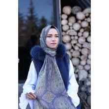 Etnik Desen Pamuk Ipek Şal