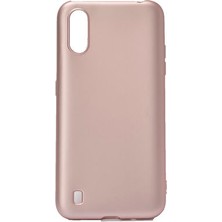 Galaxy A01 Kılıf Esnek ve Soft Silikon Kapak Lupsy Kapak