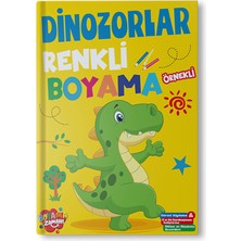 Boyama Zamanı Renkli Boyama - Dinozorlar - Koloni Kitap