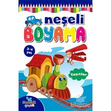 Boyama Zamanı Neşeli Boyama - Taşıtlar - Koloni Kitap