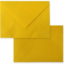 Asil 7x9 cm 80 gr Kartvizit Zarfı 100"LÜ Sarı AS-7100