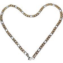 JTAW25KLY1595 Italyan Burgu Tasarım Desen Model Gri Zincir Paslanmaz Çelik Garantili Hediye Kutulu Janti Çelik Kolye