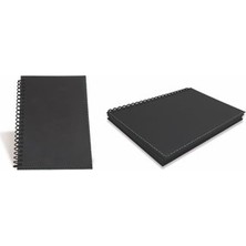 Lizy 14X20 Eskiz (Sketch) Defteri Siyah Zemin 140 gr 65YP SYHSP34