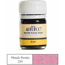 Artdeco 25 ml Metalik Kumaş Boyası Pembe 11A-224