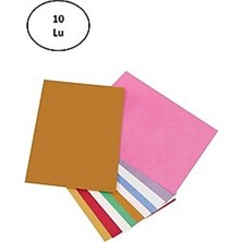 Keskin Color 35X50 Sedefli Fon Kartonu 10 Lu Karışık Renk