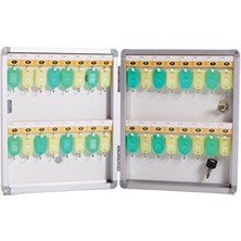 Panda (Defelom) 220X60X330 mm Ithal Alüminyum Anahtar Dolabı 24 Lük H-1024