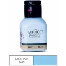 Artdeco 25 ml Ahşap Boyası 3679 Bebek Mavi