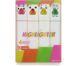 Mikro Fosforlu Kalem 4"lü MK-721-4