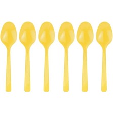 Nedi Plastik Kaşık 25"li Sarı 41004