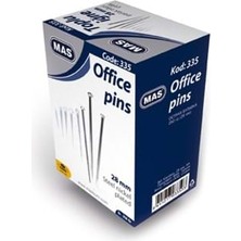 Mas Toplu Iğne 250 gr Nikelli 28 mm 335