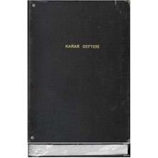 Aka 25X35 Körüklü Karar Defteri 50YP Ciltli