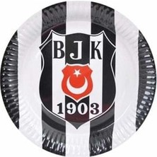 Nedi 23 cm Karton Tabak Lisanslı 8 Li Beşiktaş BJK1619