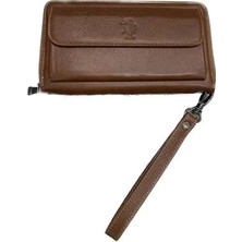 U.s. Polo Assn. Deri Portföy El Çantası Taba PLCUZ23710