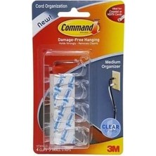 3m Command Kablo Düzenleyici Orta 17301CLR