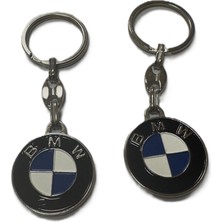 Bmw Logolu Metal Otomobil Anahtarlığı 2 Adet