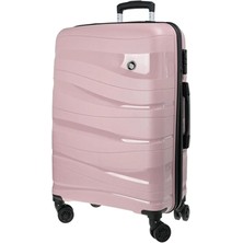 Cambridge Polo Club Valiz 191041 Barcelona Toz Pembe Büyük Boy 191040.71