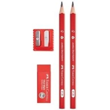 Faber Castell Jumbo Okul Seti ( Kalem-Silgi-Kalemtraş) 5244000025