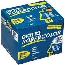 Robercolor Tebeşir Yuvarlak Kırmızı 100 Lü