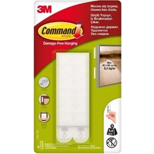 3m Command Cırt Bant Dar Orta Boy 4"lü 17207
