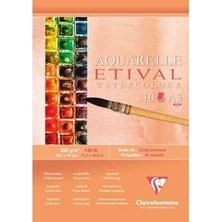 Clairefontaine A3 Sulu Boya Defteri 300 gr 10YP Blk ET96306