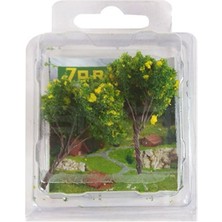 Jordania 150 11 cm Metal Ağaç 2"li Yeşil-Kırmızı JE03MT-11048SR