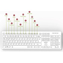 Acer OAK920 Kablolu Sessiz Tuşlu Q Klavye