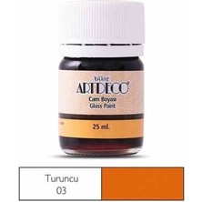 Artdeco 25 ml Öğrenci Tipi Cam Boya 03 Turuncu