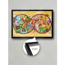 Yüzüklerin Efendisi Tüm Karaketerler Long Adventure Minyatür Yatay Kanvas Tablo