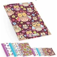 Keskin Color Pattern Kuş A4 Pp Kapak Defter Çizgili 100 Yp 325031-99