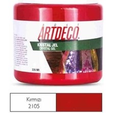 Artdeco 220 ml Kristal Jel Ahşap Boya Kırmızı 2105