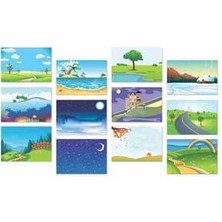 Keskin Color 35X50 Karışık Konulu Fon Kartonu 12 Li