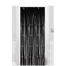 Nedi 75X275 cm Funko Saçak Masa Süsü Siyah 275BL