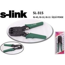 S-Lınk SL-315 Network Ayarlı Pense RJ45-RJ11-RJ12