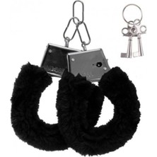 Samur Siyah Aşk Kelepçesi Tüylü