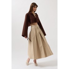 Bağlama Detay Uzun Kol Bluz