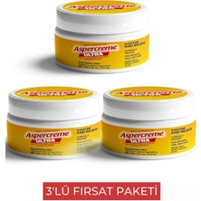 Aspercreme Ultra Masaj Kremi  3 Adet
