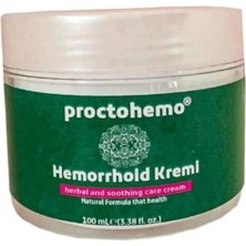 Proctohemo Hemeroid Sızı Akıntı Şişlik Giderici Masaj Bakım Kremi 100 ml