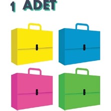 Noki Renkli Saplı Kutu Klasör 3202RK - 1 Adet