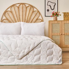 Evidea Soft Çift Kişilik Bambu Yorgan - Beyaz - 195X215 cm
