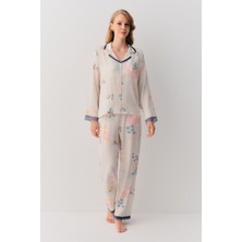 Suwen Viana Gömlek Yaka Pijama Takımı