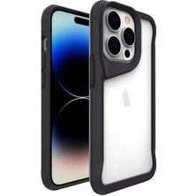 İshe iPhone 14 Pro Kılıf Şeffaf Tam Koruma Sağlayan Atlas Premium Sert Tpu Silikon Kapak