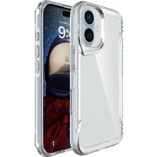 İshe iPhone 17 Kılıf Şeffaf Tam Koruma Sağlayan Atlas Premium Sert Tpu Silikon Kapak